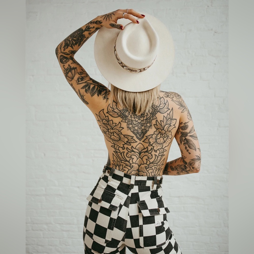 P&Co Service Fatigue Pants - Checkerboard